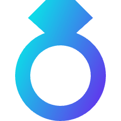 Ring Icon from Sharp Gradient Set