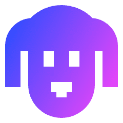 Dog 1 Icon from Sharp Gradient Set