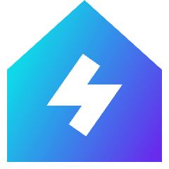 Eco House Icon from Sharp Gradient Set