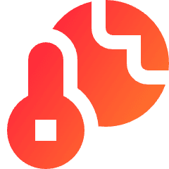 Global Warming 2 Icon from Sharp Gradient Set