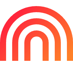 Rainbow Icon from Sharp Gradient Set