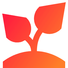 Sprout Icon from Sharp Gradient Set