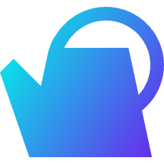 Watering Can Icon from Sharp Gradient Set