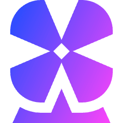 Windmill Icon from Sharp Gradient Set