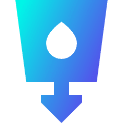 Clean Water And Sanitation Icon from Sharp Gradient Set