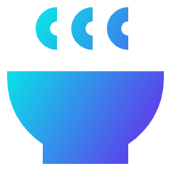 Zero Hunger Icon from Sharp Gradient Set