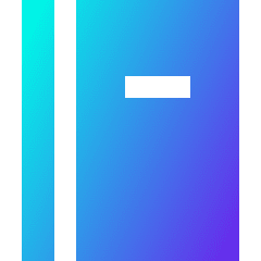 Contact Phonebook Icon from Sharp Gradient Set