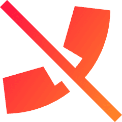 Call Hang Up Icon from Sharp Gradient Set