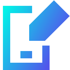 Phone Pen 1 Icon from Sharp Gradient Set