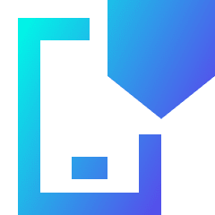 Phone Shield Icon from Sharp Gradient Set