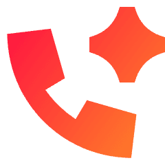 Phone Star Icon from Sharp Gradient Set