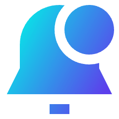 Notification Alarm 2 Icon from Sharp Gradient Set