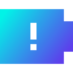 Battery Alert 1 Icon from Sharp Gradient Set