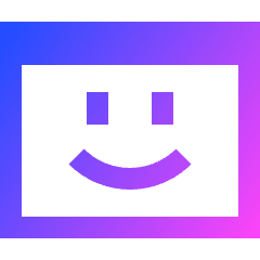 Browser Emoji Icon from Sharp Gradient Set