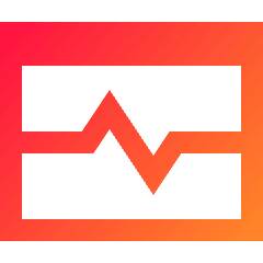 Browser Graph Icon from Sharp Gradient Set