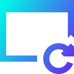 Browser Refresh Icon from Sharp Gradient Set