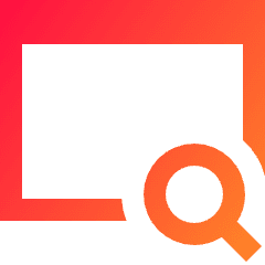 Browser Search Icon from Sharp Gradient Set