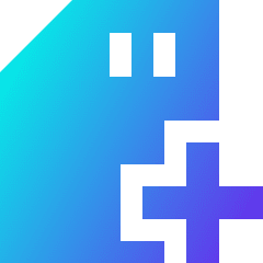 Sd Card Add Plus Icon from Sharp Gradient Set