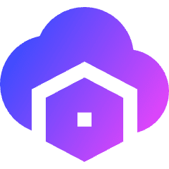 Cloud Setting Bolt Nut Icon from Sharp Gradient Set