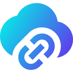 Insert Cloud Link Icon from Sharp Gradient Set