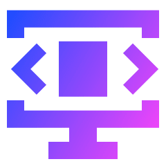 Desktop Application Icon from Sharp Gradient Set