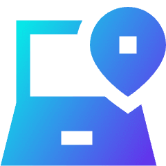 Laptop Track Icon from Sharp Gradient Set