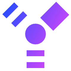 Cable Split Icon from Sharp Gradient Set