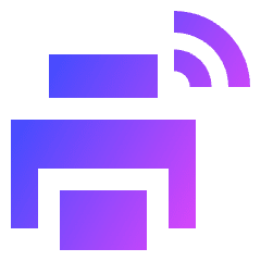 Printer Icon from Sharp Gradient Set