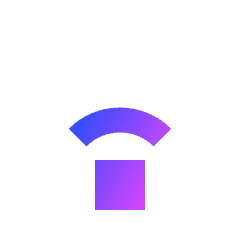 Wifi Signal Low Icon from Sharp Gradient Set