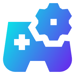 Controller Setting Gear Icon from Sharp Gradient Set