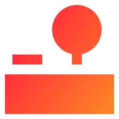 Controller Stick Icon from Sharp Gradient Set