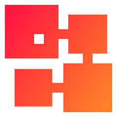 Database Crypto Blockchain Icon from Sharp Gradient Set