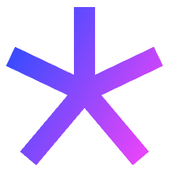 Asterisk 3 Icon from Sharp Gradient Set