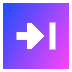 Next Square Icon from Sharp Gradient Set