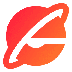 Explorer Logo Icon from Sharp Gradient Set