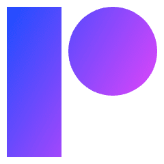Patreon Logo Icon from Sharp Gradient Set