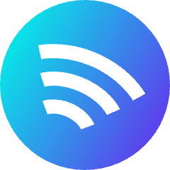 Spotify Logo Icon from Sharp Gradient Set