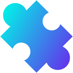 Module Puzzle 1 Icon from Sharp Gradient Set