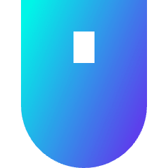 Mouse Wireless Icon from Sharp Gradient Set