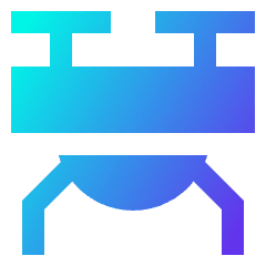 Drone Icon from Sharp Gradient Set