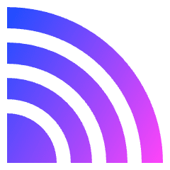 Rss Symbol Icon from Sharp Gradient Set