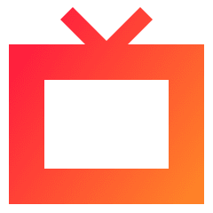 Screen Tv Icon from Sharp Gradient Set