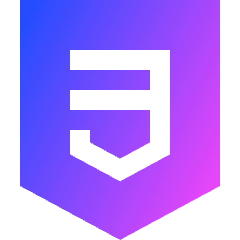 Css Three Icon from Sharp Gradient Set