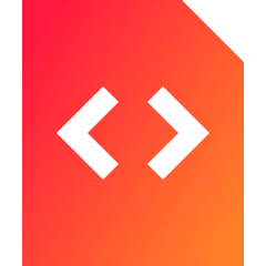 File Code 1 Icon from Sharp Gradient Set