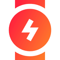 Watch Circle Charging Icon from Sharp Gradient Set