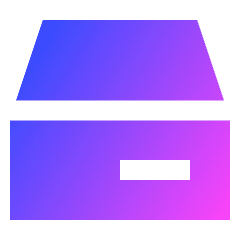 Hard Drive 1 Icon from Sharp Gradient Set