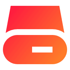Hard Drive 2 Icon from Sharp Gradient Set