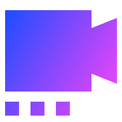 Webcam Video Call Connecting Icon from Sharp Gradient Set