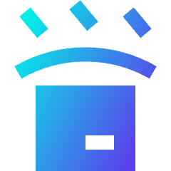 Box Waterproof Icon from Sharp Gradient Set