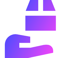 Delivery Shipping Icon from Sharp Gradient Set